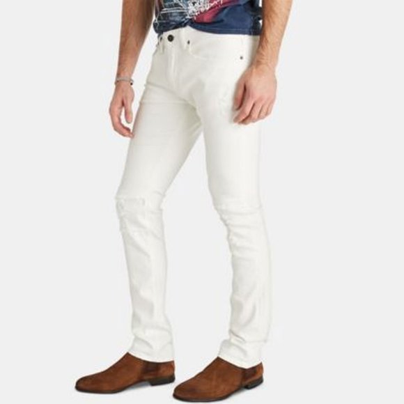 Buffalo David Bitton Other - Buffalo David Bitton Men's White Max-X Skinny Stretch Jeans - Size 34/32 - NWT